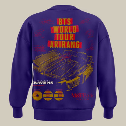 Baltimore Ravens x BTS WORLD TOUR 'ARIRANG' IN BALTIMORE Sweatshirt