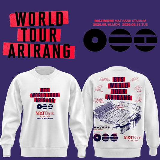 Baltimore Ravens x BTS WORLD TOUR 'ARIRANG' IN BALTIMORE Sweatshirt