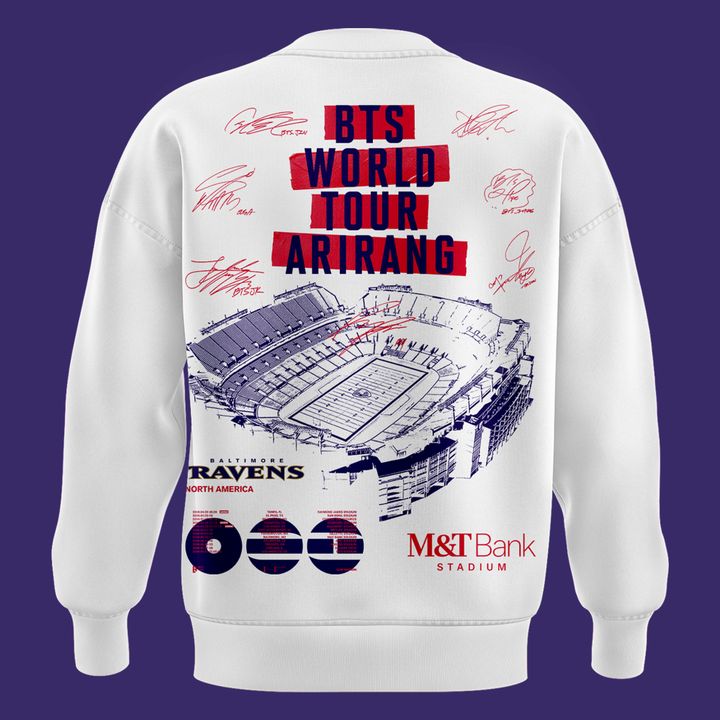 Baltimore Ravens x BTS WORLD TOUR 'ARIRANG' IN BALTIMORE Sweatshirt