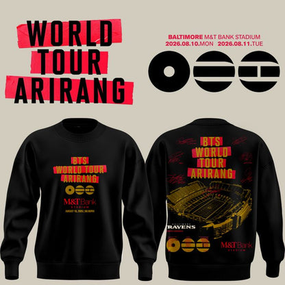 Baltimore Ravens x BTS WORLD TOUR 'ARIRANG' IN BALTIMORE Sweatshirt