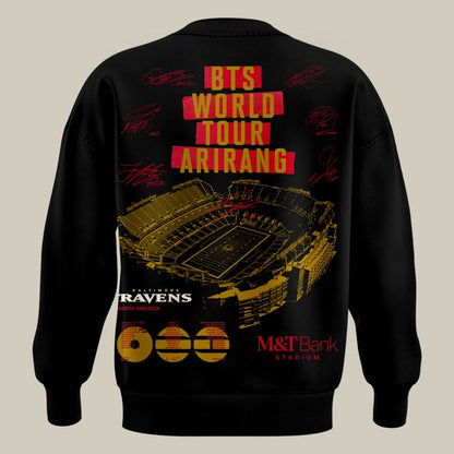 Baltimore Ravens x BTS WORLD TOUR 'ARIRANG' IN BALTIMORE Sweatshirt