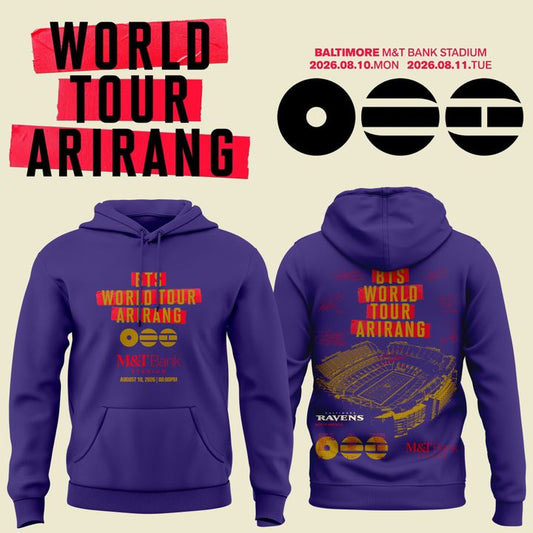 Baltimore Ravens x BTS WORLD TOUR 'ARIRANG' IN BALTIMORE Hoodie