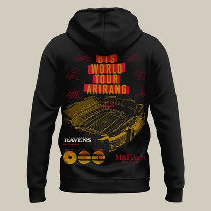Baltimore Ravens x BTS WORLD TOUR 'ARIRANG' IN BALTIMORE Hoodie