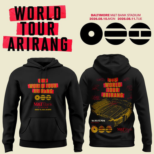 Baltimore Ravens x BTS WORLD TOUR 'ARIRANG' IN BALTIMORE Hoodie