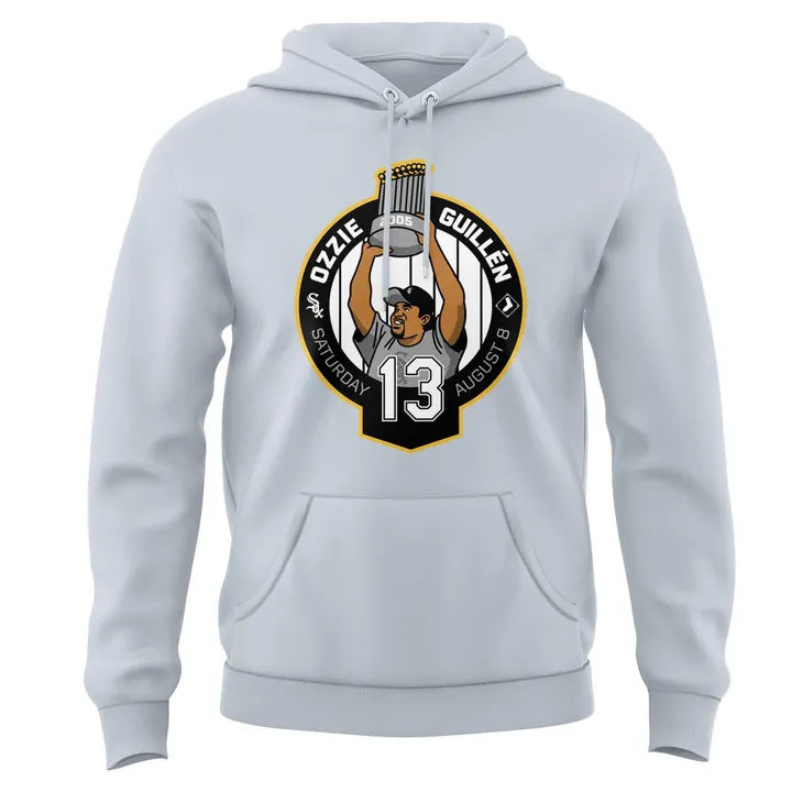 Unisex Gray Chicago White Sox 2026 Ozzie Guillén Hoodie