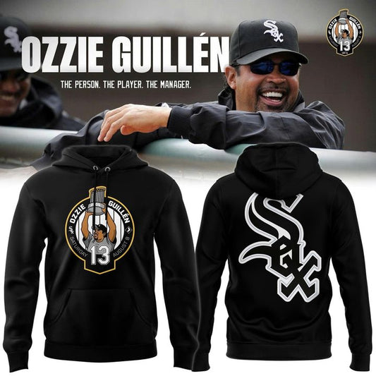 Unisex Black Chicago White Sox 2026 Ozzie Guillén Hoodie