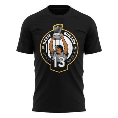 Unisex Black Chicago White Sox 2026 Ozzie Guillén T-shirt