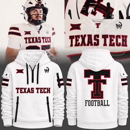 Limited edition TTU Football 2026 Quarter Zipper Hoodie