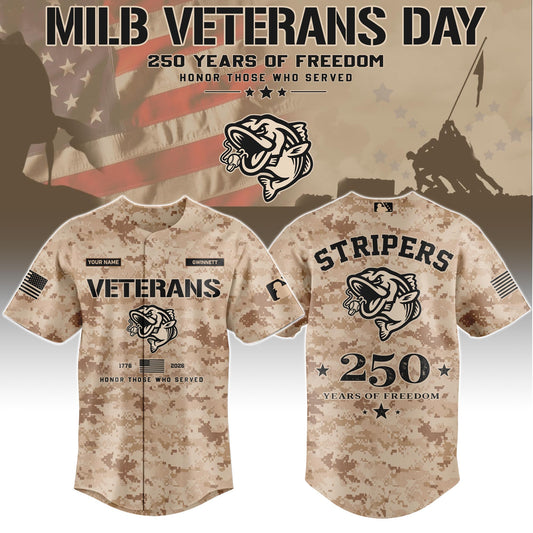 GWN Special Veterans Day 2026 Limited Edition Baseball Jersey