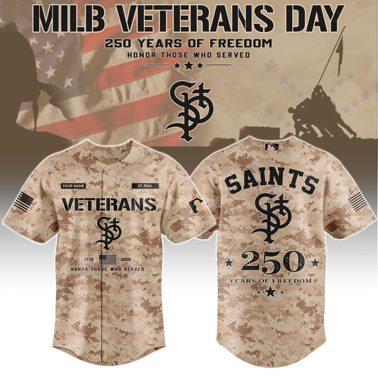 STP Special Veterans Day 2026 Limited Edition Baseball Jersey
