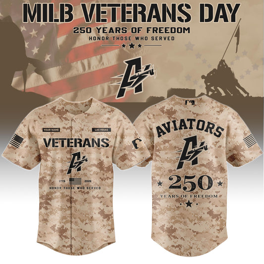LV Special Veterans Day 2026 Limited Edition Baseball Jersey