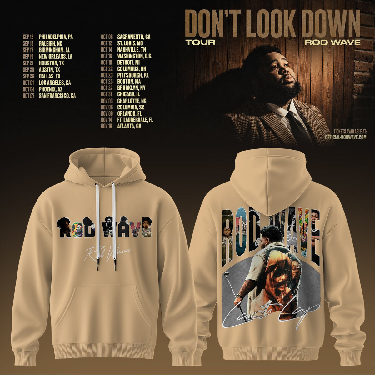 Rd Wv Don’t Look Down 2026 Tour Premium 3D Hoodie