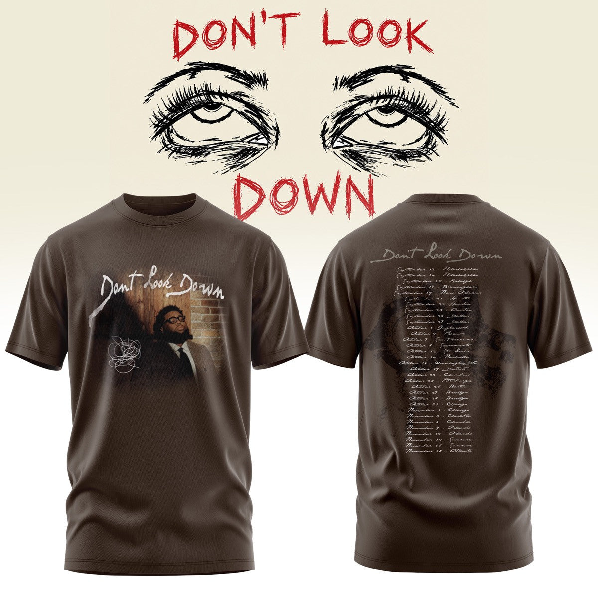 RD WV Don’t Look Down 2026 Tour Graphic T-Shirt