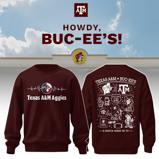 Texas A&M x Buc-ee’s Howdy Sweatshirt