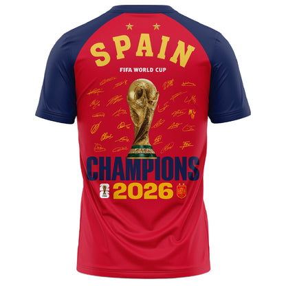 Spain 2026 World Champions Tee