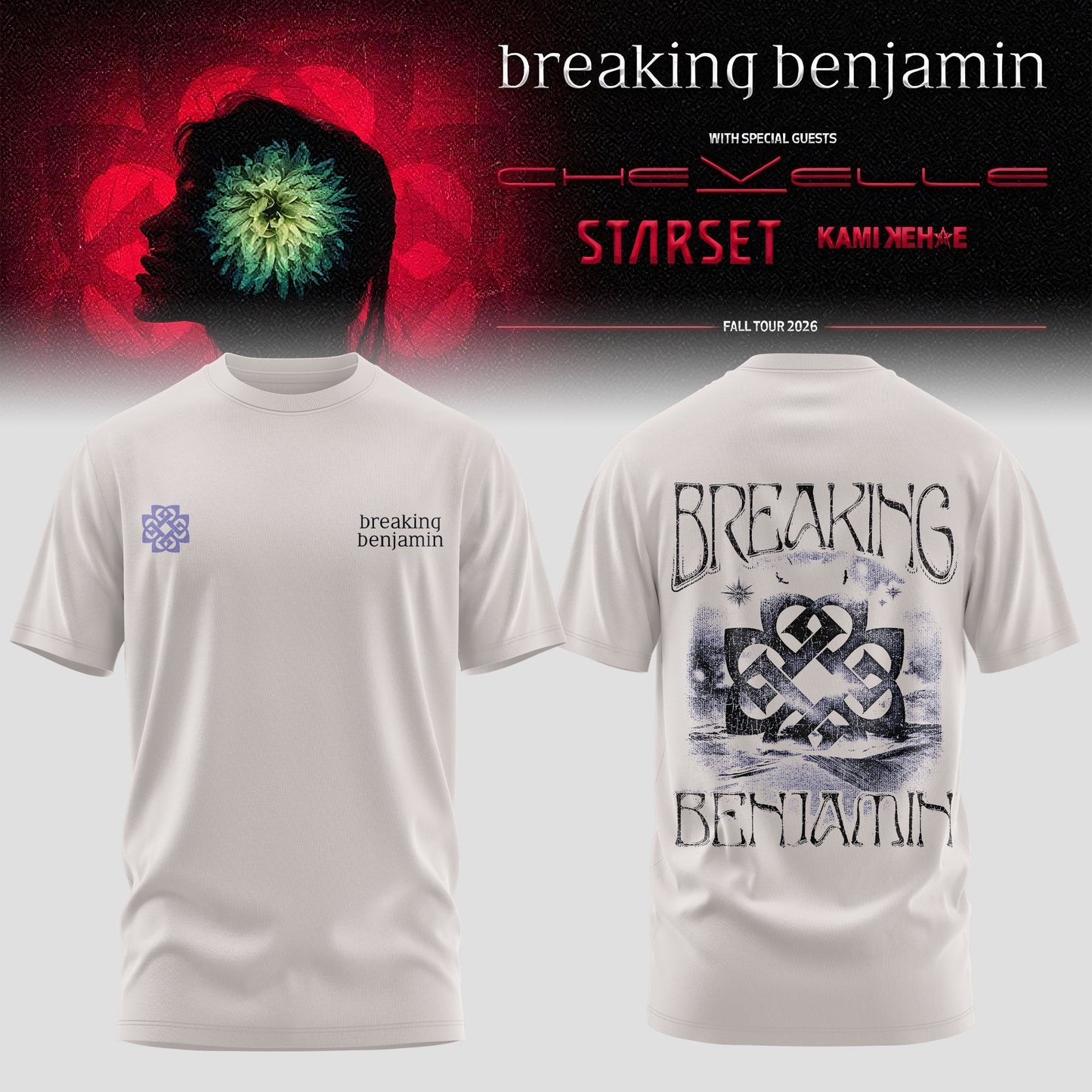 American Tour 2026 Retro Rock 3D Graphic Tee V5