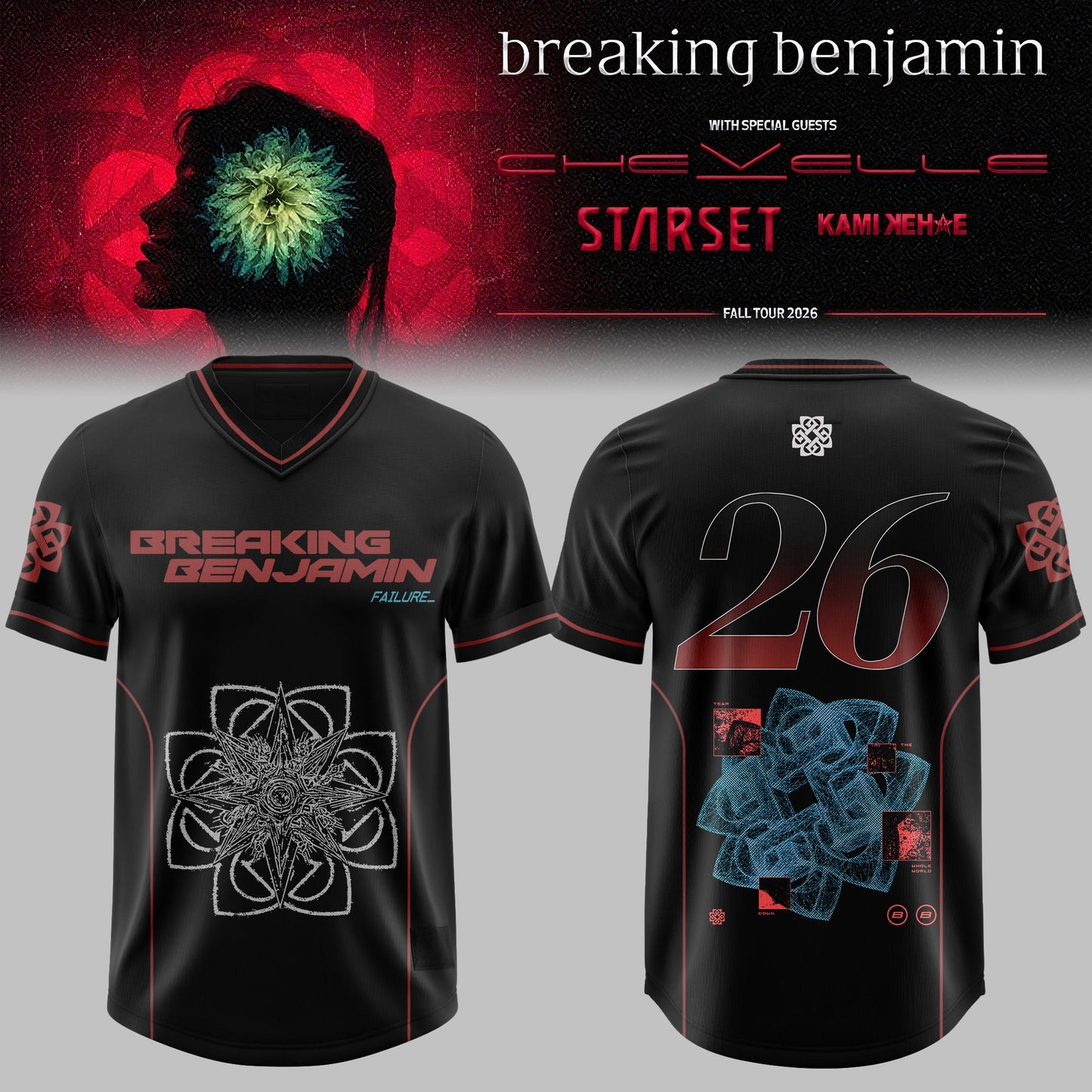American Tour 2026 3D Graphic Football Jersey V2