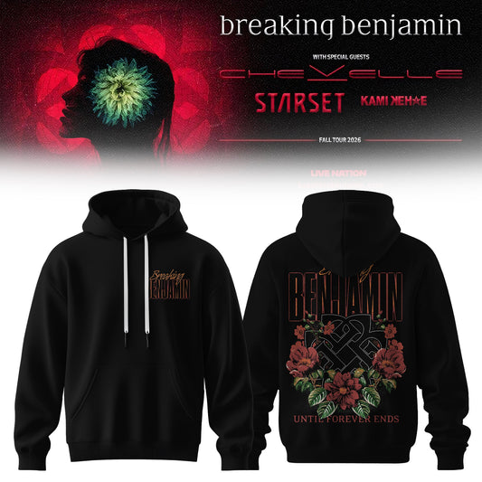 Breaking Benjamin American Tour 2026 Streetwear 3D Hoodie V5