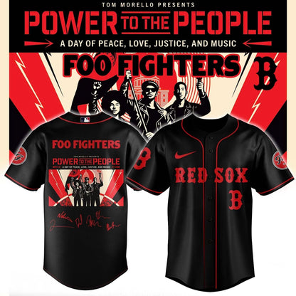 Foo Fighters -“Power to the people”- Limited Edition Signature – Jersey