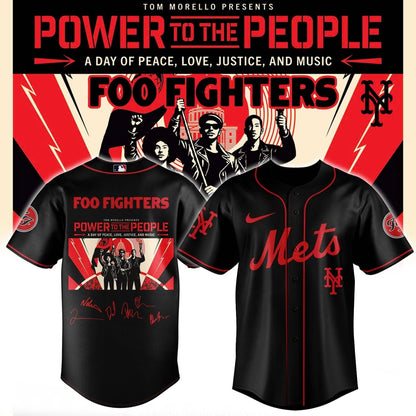Foo Fighters -“Power to the people”- Limited Edition Signature – Jersey