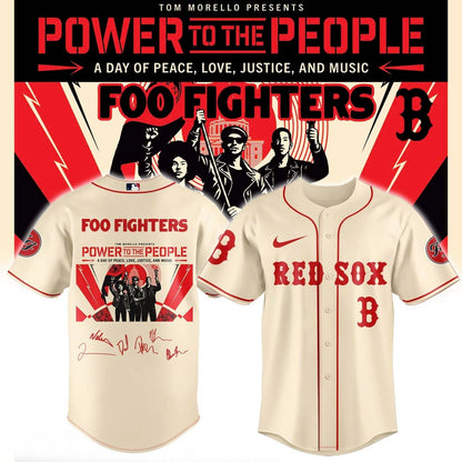 Foo Fighters -“Power to the people”- Limited Edition Signature – Jersey