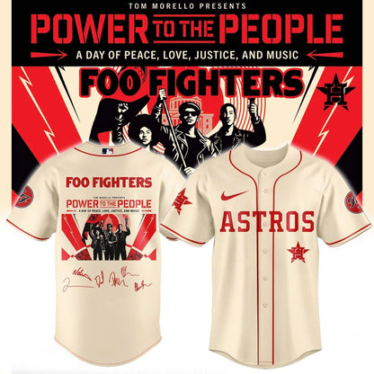 Foo Fighters -“Power to the people”- Limited Edition Signature – Jersey