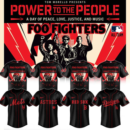 Foo Fighters -“Power to the people”- Limited Edition Signature – Jersey