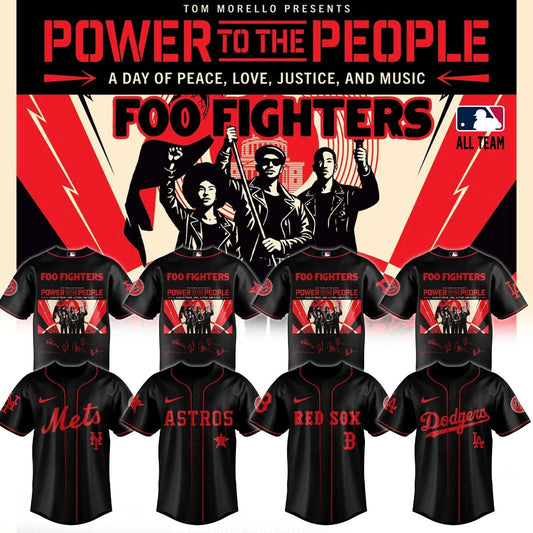 Foo Fighters -“Power to the people”- Limited Edition Signature – Jersey