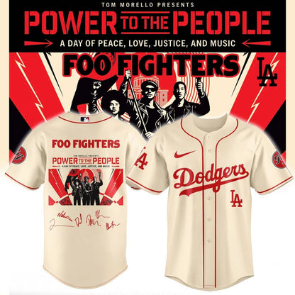 Foo Fighters -“Power to the people”- Limited Edition Signature – Jersey