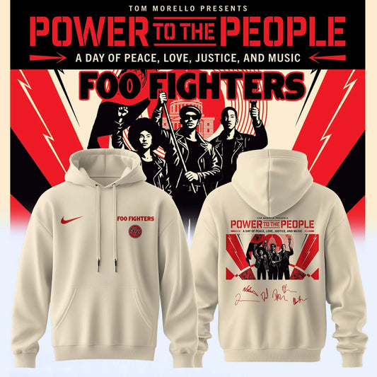 Foo Fighters -“Power to the people”- Limited Edition Signature Hoodie