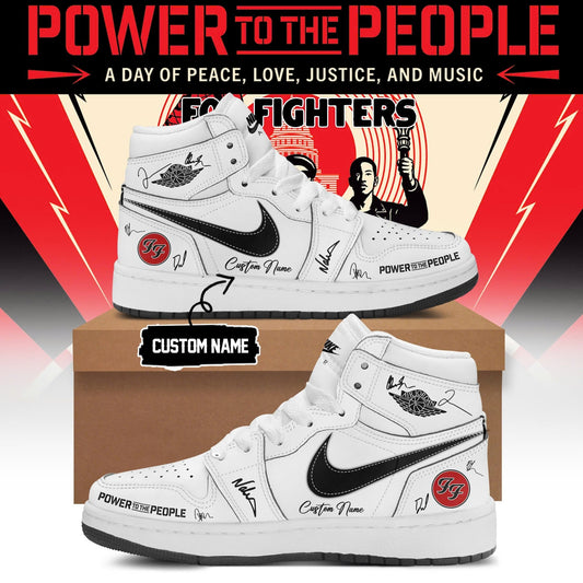 Foo Fighters -“Power to the people”- Limited Edition Signature – Shoes 3