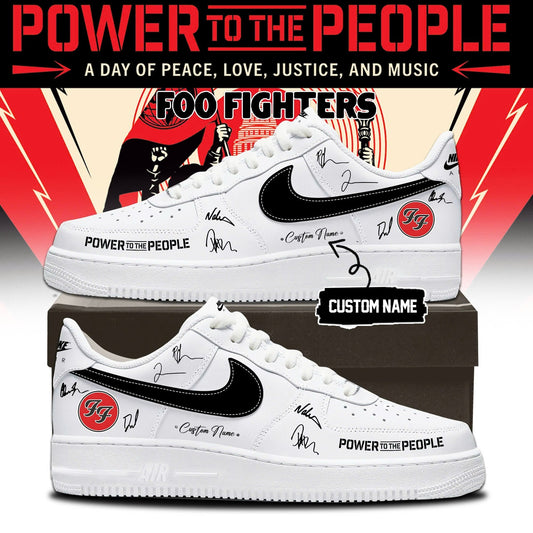 Foo Fighters -“Power to the people”- Limited Edition Signature – Shoes 3
