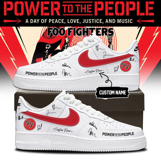 Foo Fighters -“Power to the people”- Limited Edition Signature – Shoes 1