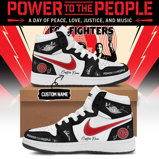 Foo Fighters -“Power to the people”- Limited Edition Signature – Shoes 2
